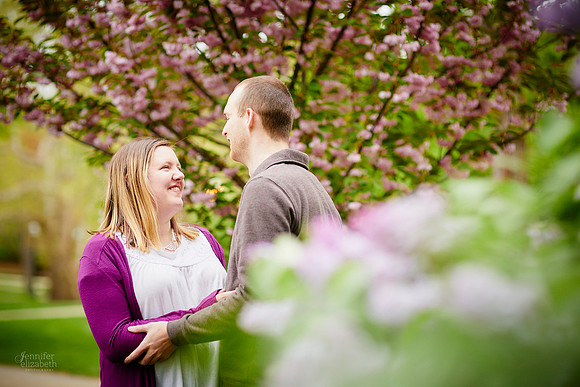 Mary & Nate: Engagement at The Ohio State University in Columbus
