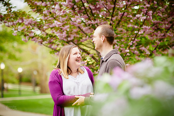 Mary & Nate: Engagement at The Ohio State University in Columbus