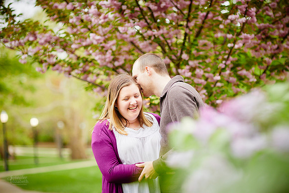 Mary & Nate: Engagement at The Ohio State University in Columbus