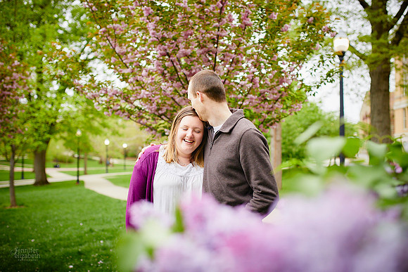 Mary & Nate: Engagement at The Ohio State University in Columbus