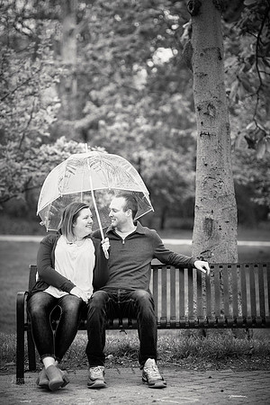 Mary & Nate: Engagement at The Ohio State University in Columbus
