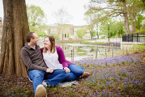 Mary & Nate: Engagement at The Ohio State University in Columbus