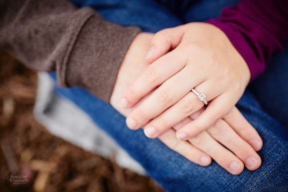 Mary & Nate: Engagement at The Ohio State University in Columbus