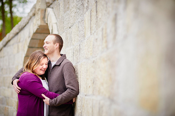 Mary & Nate: Engagement at The Ohio State University in Columbus