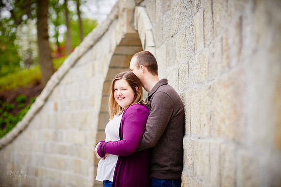 Mary & Nate: Engagement at The Ohio State University in Columbus