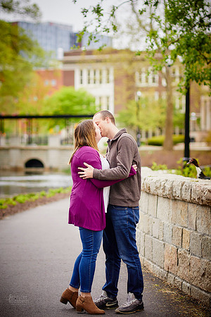 Mary & Nate: Engagement at The Ohio State University in Columbus