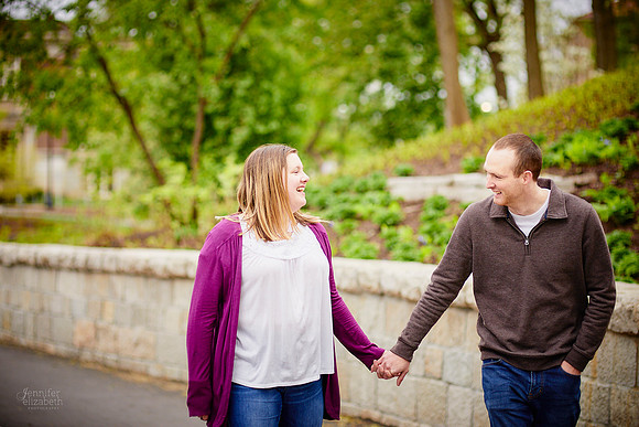 Mary & Nate: Engagement at The Ohio State University in Columbus