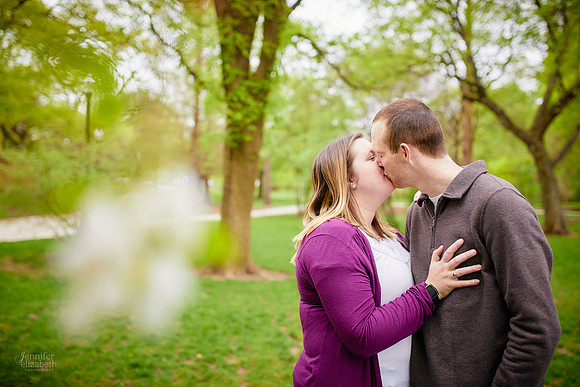 Mary & Nate: Engagement at The Ohio State University in Columbus