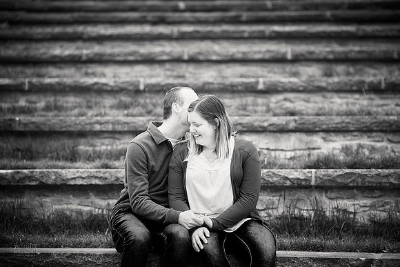 Mary & Nate: Engagement at The Ohio State University in Columbus
