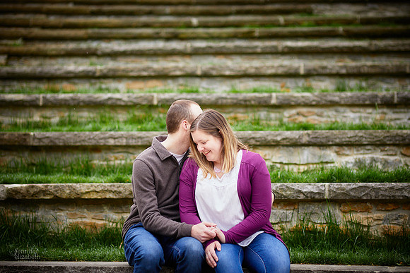 Mary & Nate: Engagement at The Ohio State University in Columbus