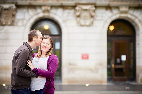 Mary & Nate: Engagement at The Ohio State University in Columbus