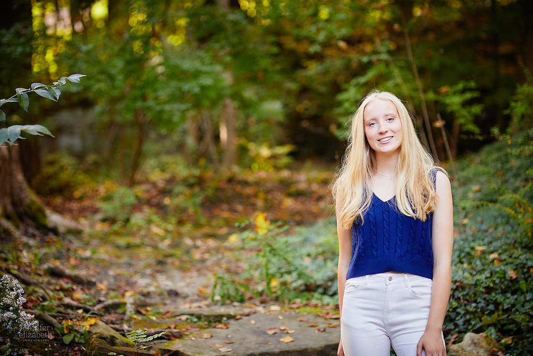 ME: Senior Session at David Fortier Park in Olmstead Falls