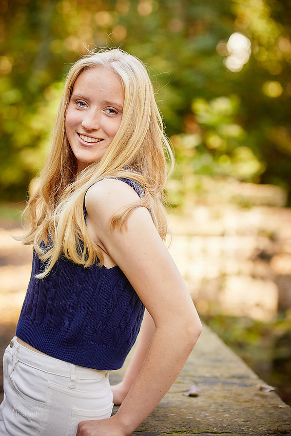 ME: Senior Session at David Fortier Park in Olmstead Falls