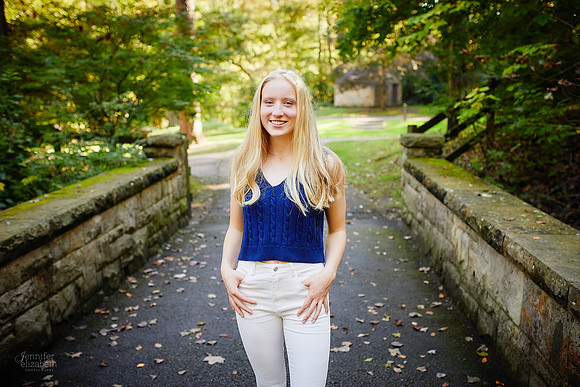 ME: Senior Session at David Fortier Park in Olmstead Falls