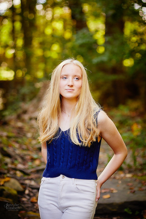 ME: Senior Session at David Fortier Park in Olmstead Falls