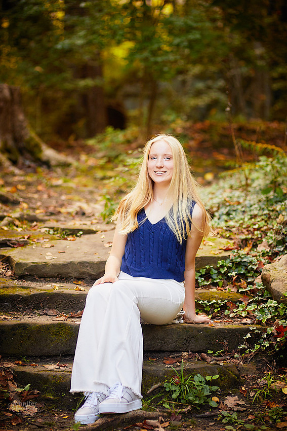 ME: Senior Session at David Fortier Park in Olmstead Falls