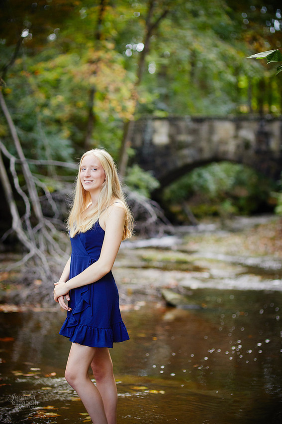 ME: Senior Session at David Fortier Park in Olmstead Falls