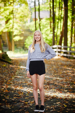 ME: Senior Session at David Fortier Park in Olmstead Falls