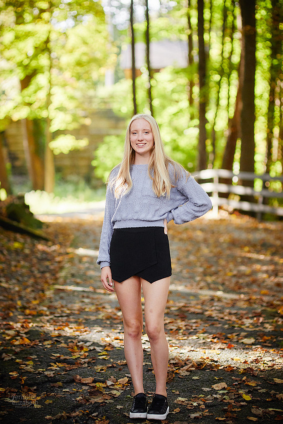 ME: Senior Session at David Fortier Park in Olmstead Falls