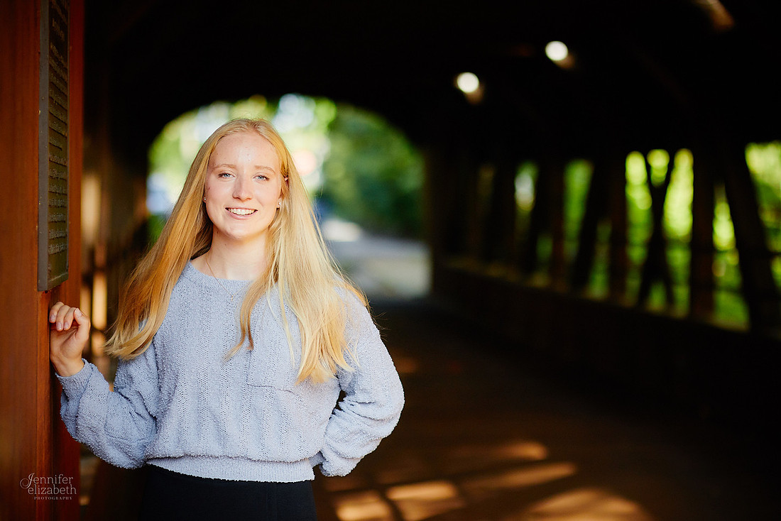 ME: Senior Session at David Fortier Park in Olmstead Falls