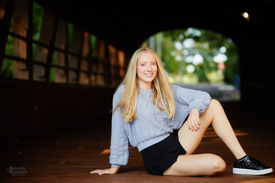 ME: Senior Session at David Fortier Park in Olmstead Falls