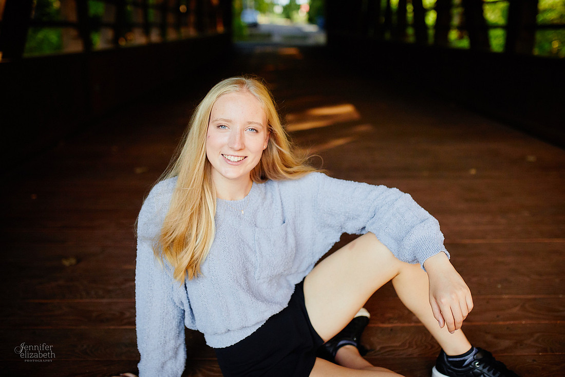 ME: Senior Session at David Fortier Park in Olmstead Falls