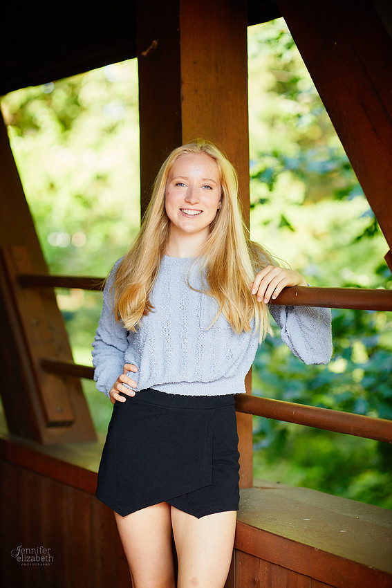ME: Senior Session at David Fortier Park in Olmstead Falls