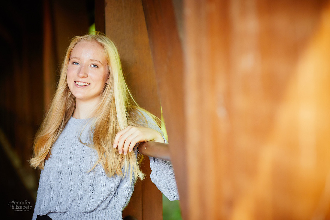 ME: Senior Session at David Fortier Park in Olmstead Falls