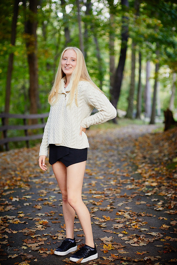 ME: Senior Session at David Fortier Park in Olmstead Falls