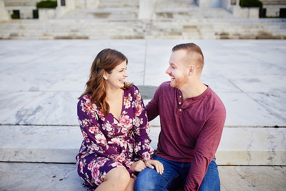 Grace & Gabe: Engagement Session at Wade Oval near the Cleveland Museum of Art