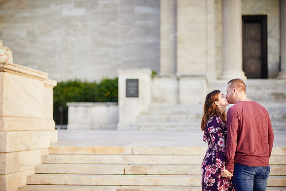 Grace & Gabe: Engagement Session at Wade Oval near the Cleveland Museum of Art