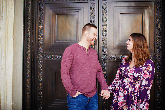Grace & Gabe: Engagement Session at Wade Oval near the Cleveland Museum of Art