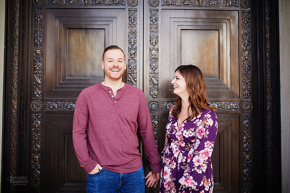 Grace & Gabe: Engagement Session at Wade Oval near the Cleveland Museum of Art