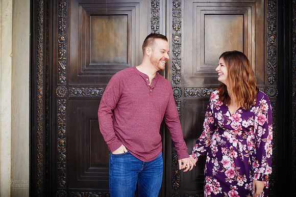 Grace & Gabe: Engagement Session at Wade Oval near the Cleveland Museum of Art