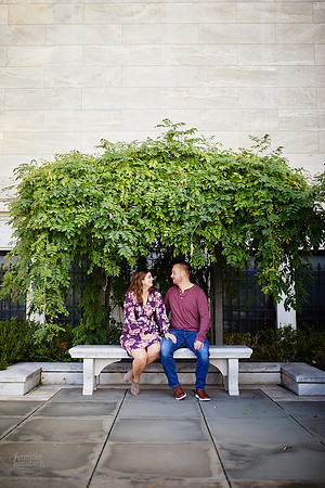 Grace & Gabe: Engagement Session at Wade Oval near the Cleveland Museum of Art