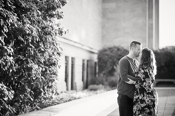 Grace & Gabe: Engagement Session at Wade Oval near the Cleveland Museum of Art