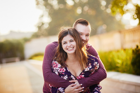 Grace & Gabe: Engagement Session at Wade Oval near the Cleveland Museum of Art