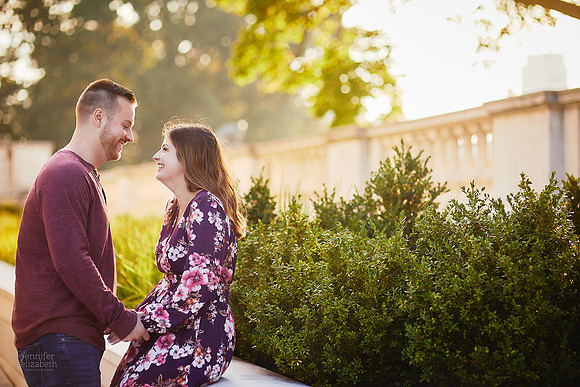 Grace & Gabe: Engagement Session at Wade Oval near the Cleveland Museum of Art
