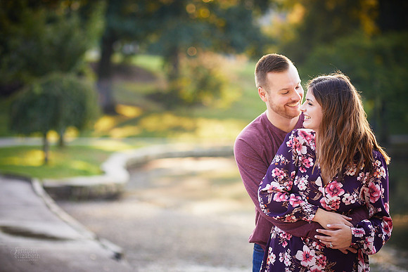 Grace & Gabe: Engagement Session at Wade Oval near the Cleveland Museum of Art