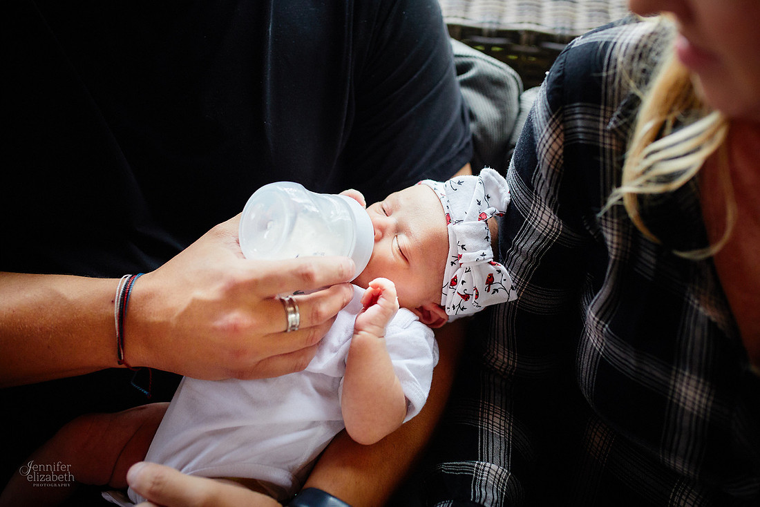 Baby Hazel: Newborn Lifestyle Portrait Session at Home in Chesterland, Ohio