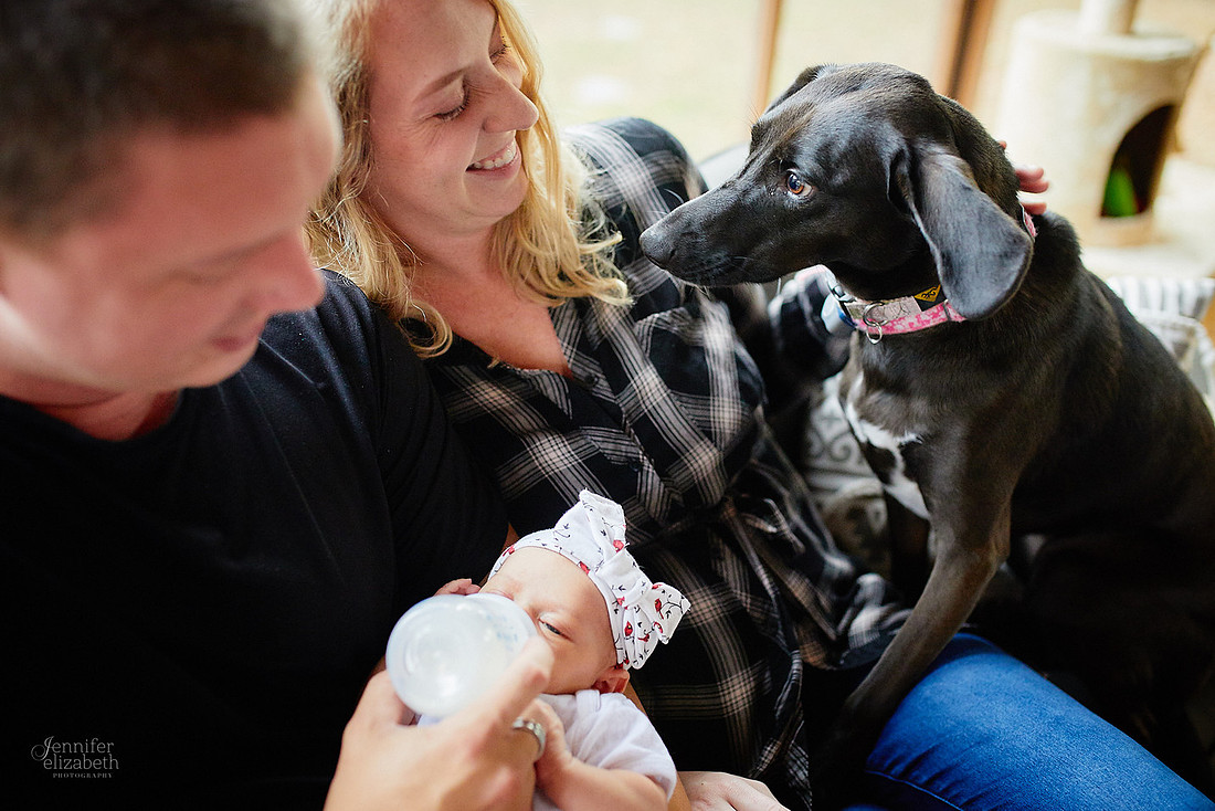 Baby Hazel: Newborn Lifestyle Portrait Session at Home in Chesterland, Ohio