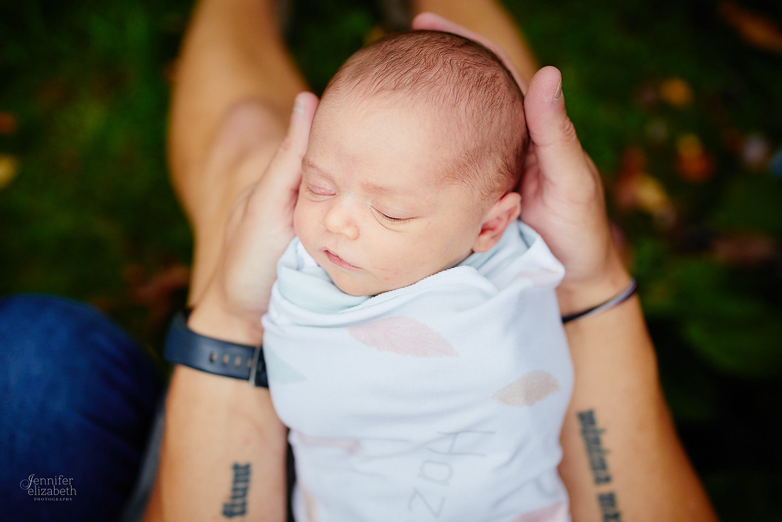Baby Hazel: Newborn Lifestyle Portrait Session at Home in Chesterland, Ohio