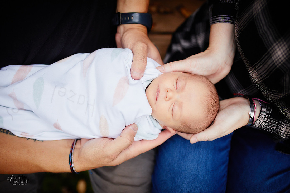 Baby Hazel: Newborn Lifestyle Portrait Session at Home in Chesterland, Ohio
