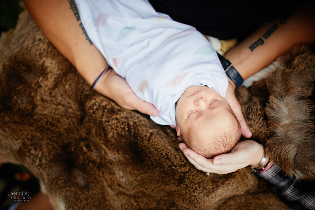 Baby Hazel: Newborn Lifestyle Portrait Session at Home in Chesterland, Ohio