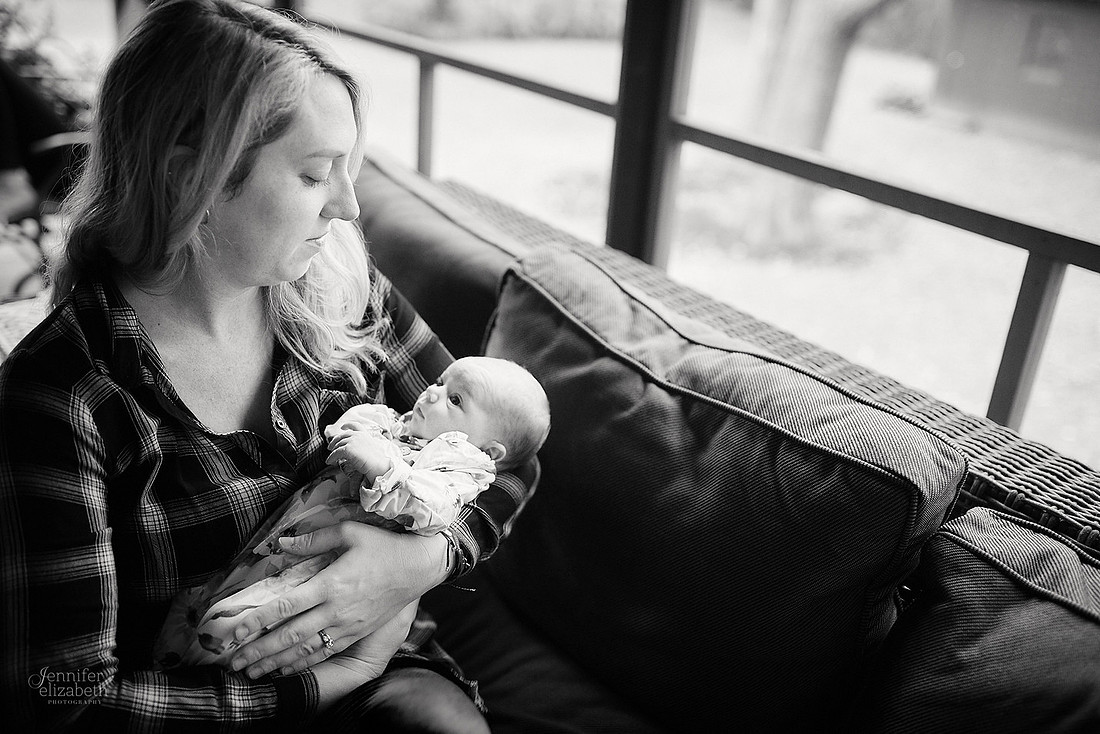 Baby Hazel: Newborn Lifestyle Portrait Session at Home in Chesterland, Ohio