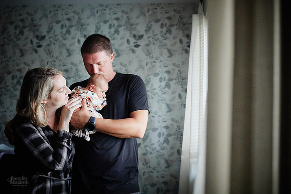 Baby Hazel: Newborn Lifestyle Portrait Session at Home in Chesterland, Ohio