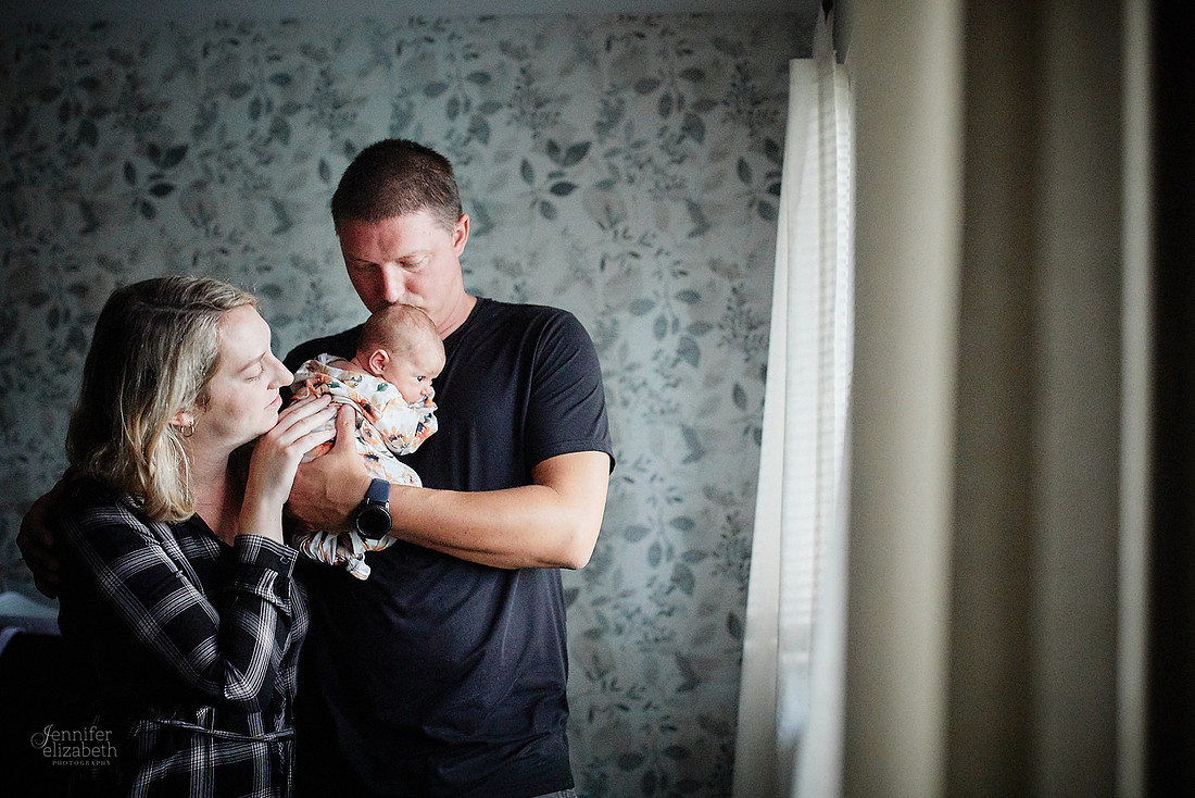 Baby Hazel: Newborn Lifestyle Portrait Session at Home in Chesterland, Ohio