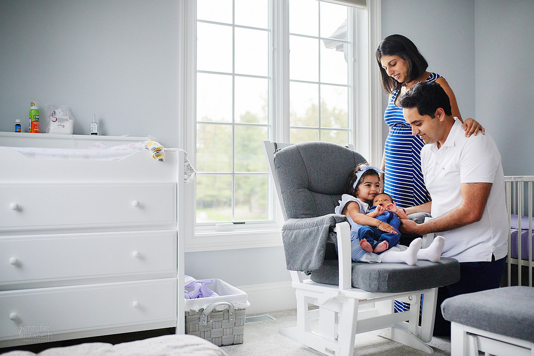 Baby Aarav: Lifestyle Newborn Portrait Session in Beachwood, Ohio