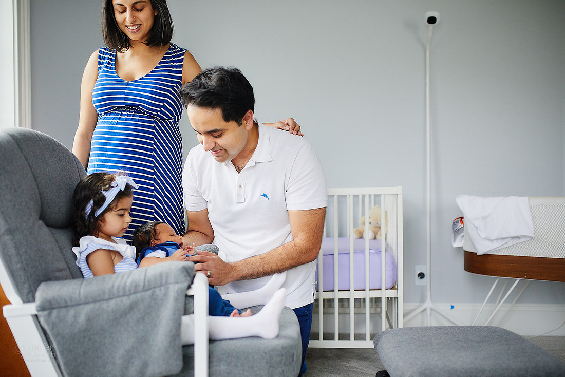 Baby Aarav: Lifestyle Newborn Portrait Session in Beachwood, Ohio