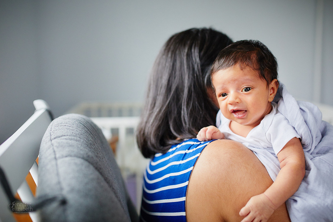 Baby Aarav: Lifestyle Newborn Portrait Session in Beachwood, Ohio